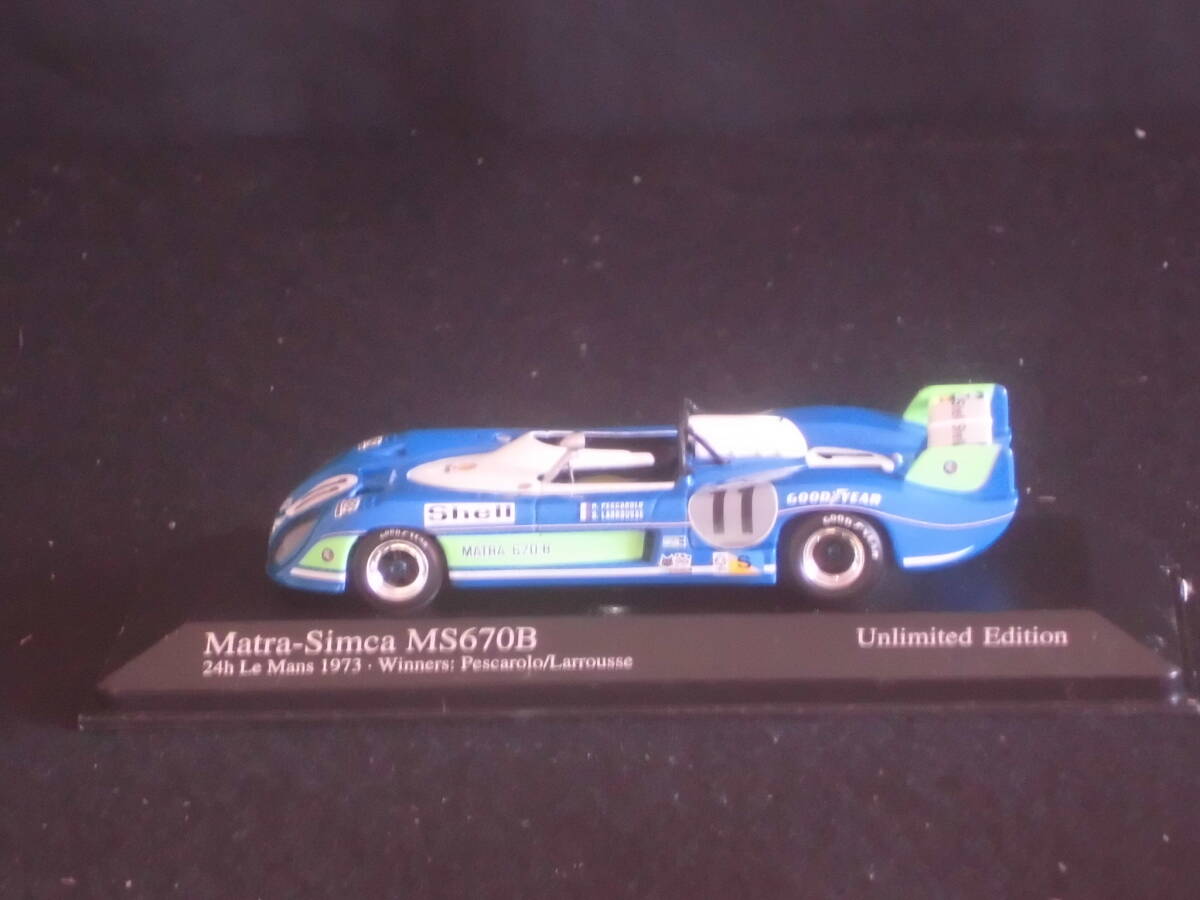 Matra-Simca MS670B 24h Le Mans 1973 1/43 Minichamps拍卖
