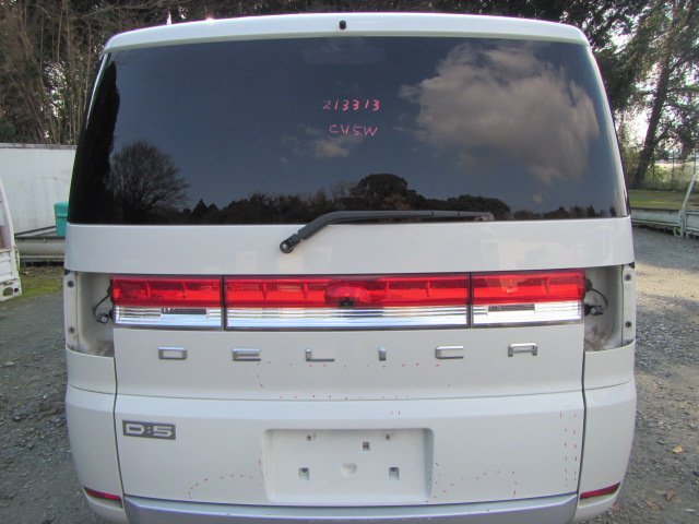 【個人宅配送不可】三菱 デリカD:5 CV5W H19年式 ■バックドア【W23/ホワイトパール】 中古 ★213313拍卖