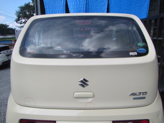 【個人宅配送不可】スズキ アルト HA36S H27年式 ■バックドア/リアドア【ZVG/アイボリー】中古★212953拍卖