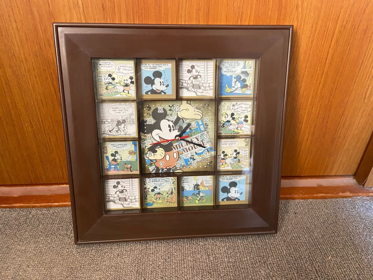 ディズニー インテリア Disney 時計 ミッキー 現状品拍卖