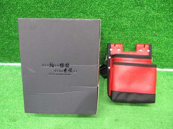 【KNICKS/ニックス】KNS-201TB 腰袋 レッド 箱キズ汚れ有 0824拍卖