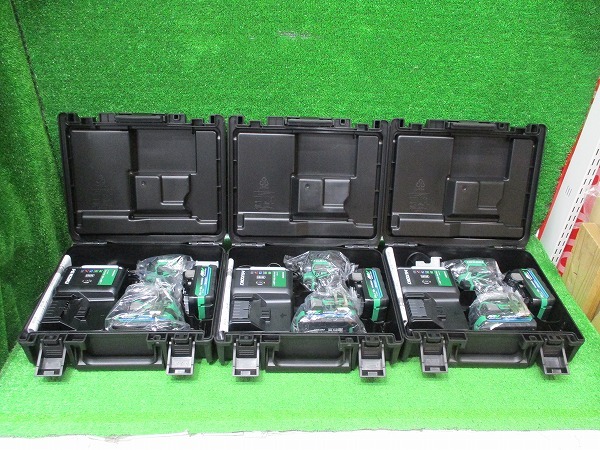 未使用品【 HiKOKI / ハイコーキ 】 WH36DC 2XPDSZ 36V コードレスインパクトドライバー 3コセット 1051拍卖