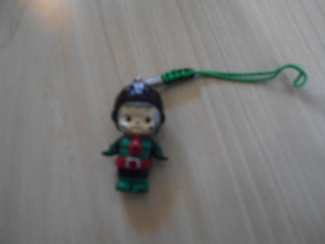 キュージョン 根付 ローズオニールキューピー 仮面ライダー 2号 ストラップ アンティーク レア レトロ キューピー コラボ拍卖