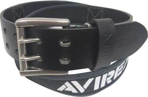 ベルト AVIREX アヴィレックス 日本製 布 革 4cm幅 AX4204 BK)ブラック拍卖