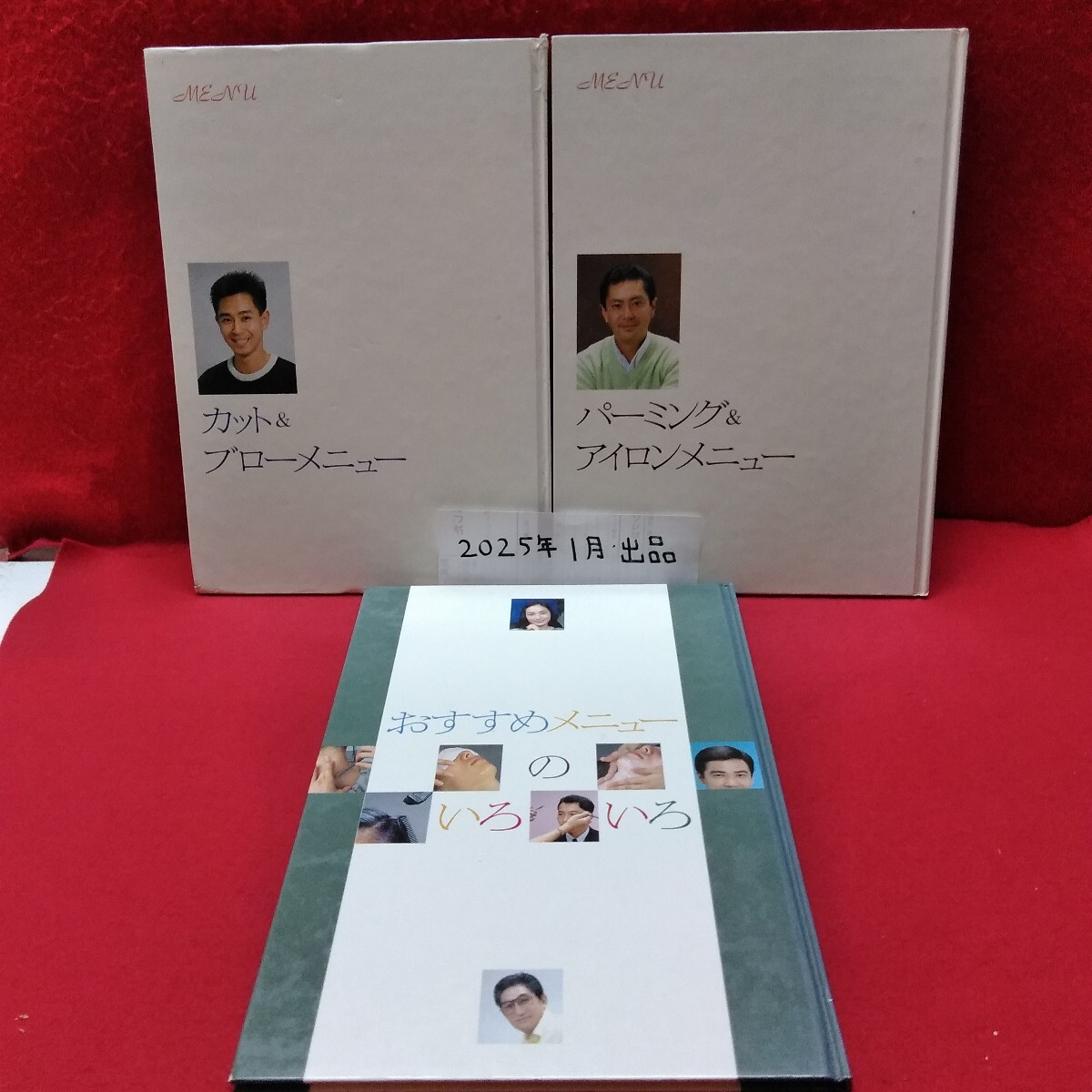 Ffまとめ1-048/カット&ブロー パーミング&アイロン おすすめメニューのいろいろ 理美容本3冊セット 理美容教育出版/L11/20250122/拍卖