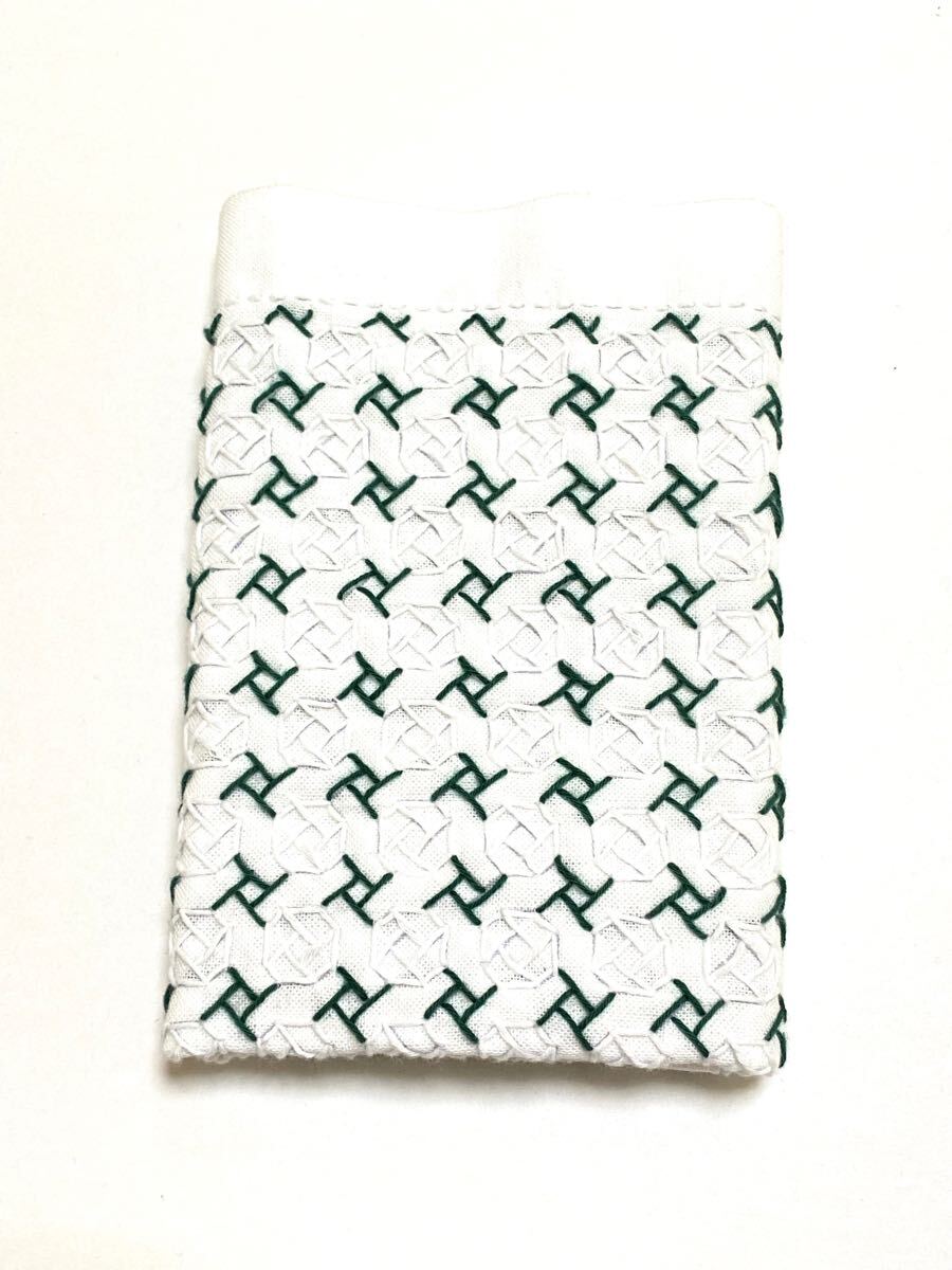 ハンドメイド★刺し子ふきん オリムパス ローズガーデン 白 32×33cm(1336)拍卖