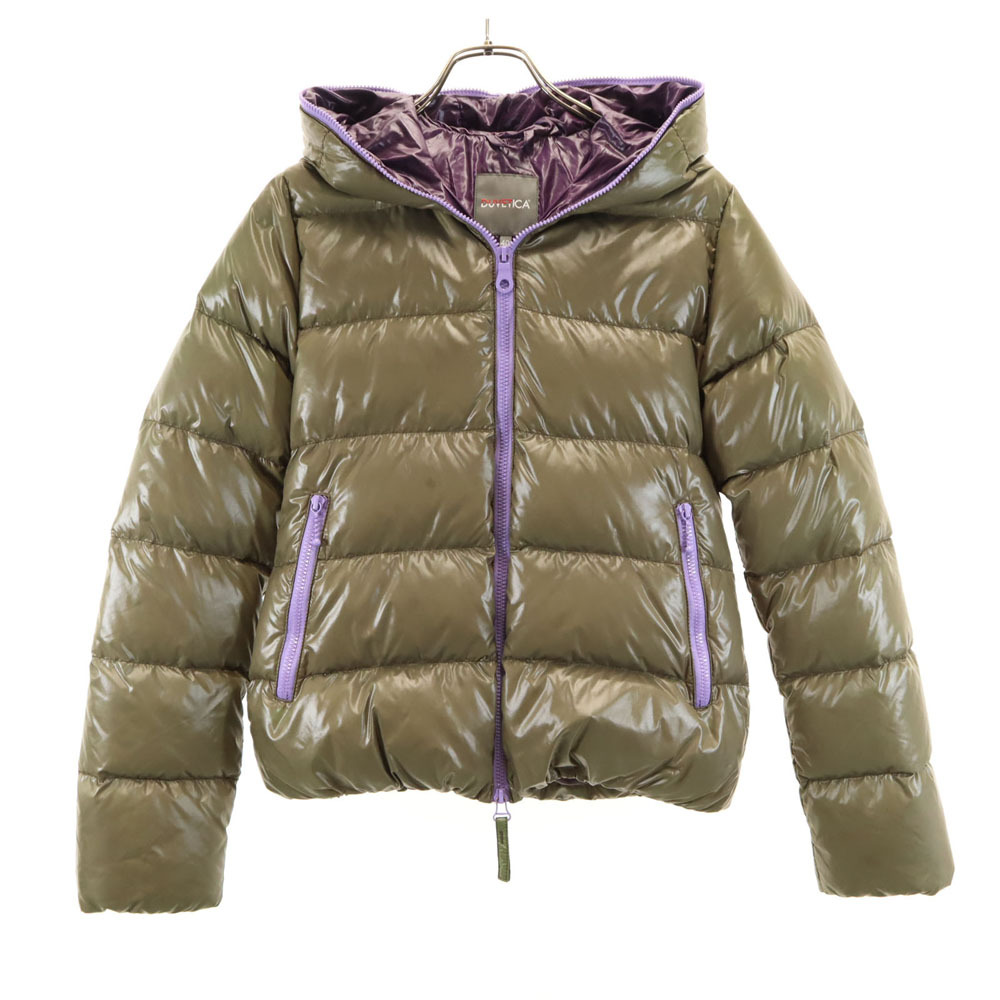 デュベティカ ティア ダウンジャケット 40 オリーブ DUVETICA THIA ポケッタブル レディース拍卖