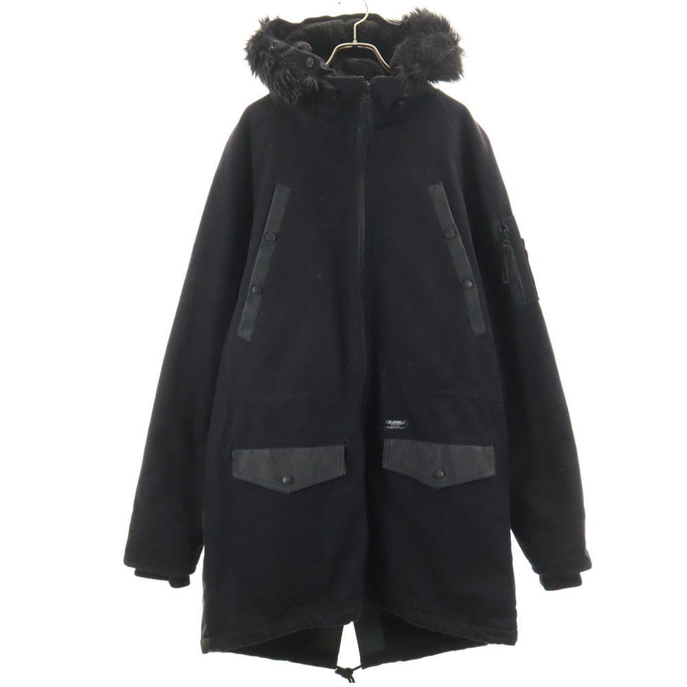 テンディープ モッズコート XL 黒 10Deep 裏ボア メンズ拍卖