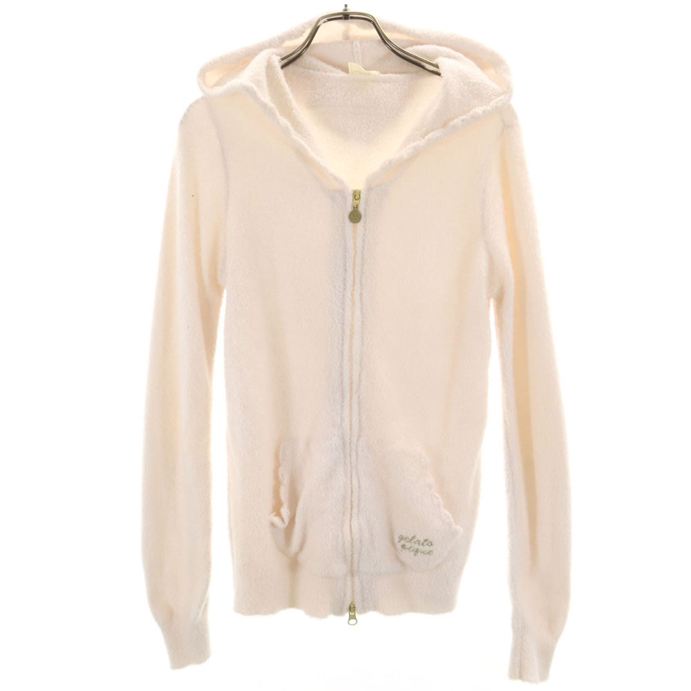 ジェラートピケ スムーズィースカラップ パーカー F ピンク gelato pique ジェラピケ ルームウェア PWNT172012 レディース拍卖