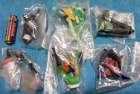 仮面ライダー怪人さそり男編 全6 さそり男・サラセニアン・死神カメレオン・2号・スカイライダー・戦闘員 バンダイHGガシャ 98年 Z738拍卖