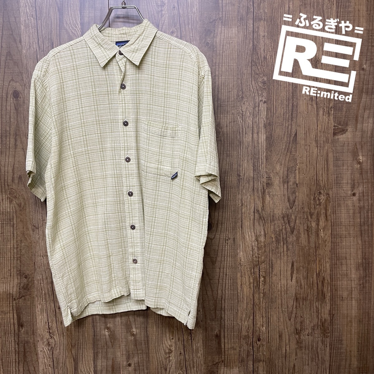 S patagonia パタゴニア オーガニックコットン 半袖シャツ 4937拍卖
