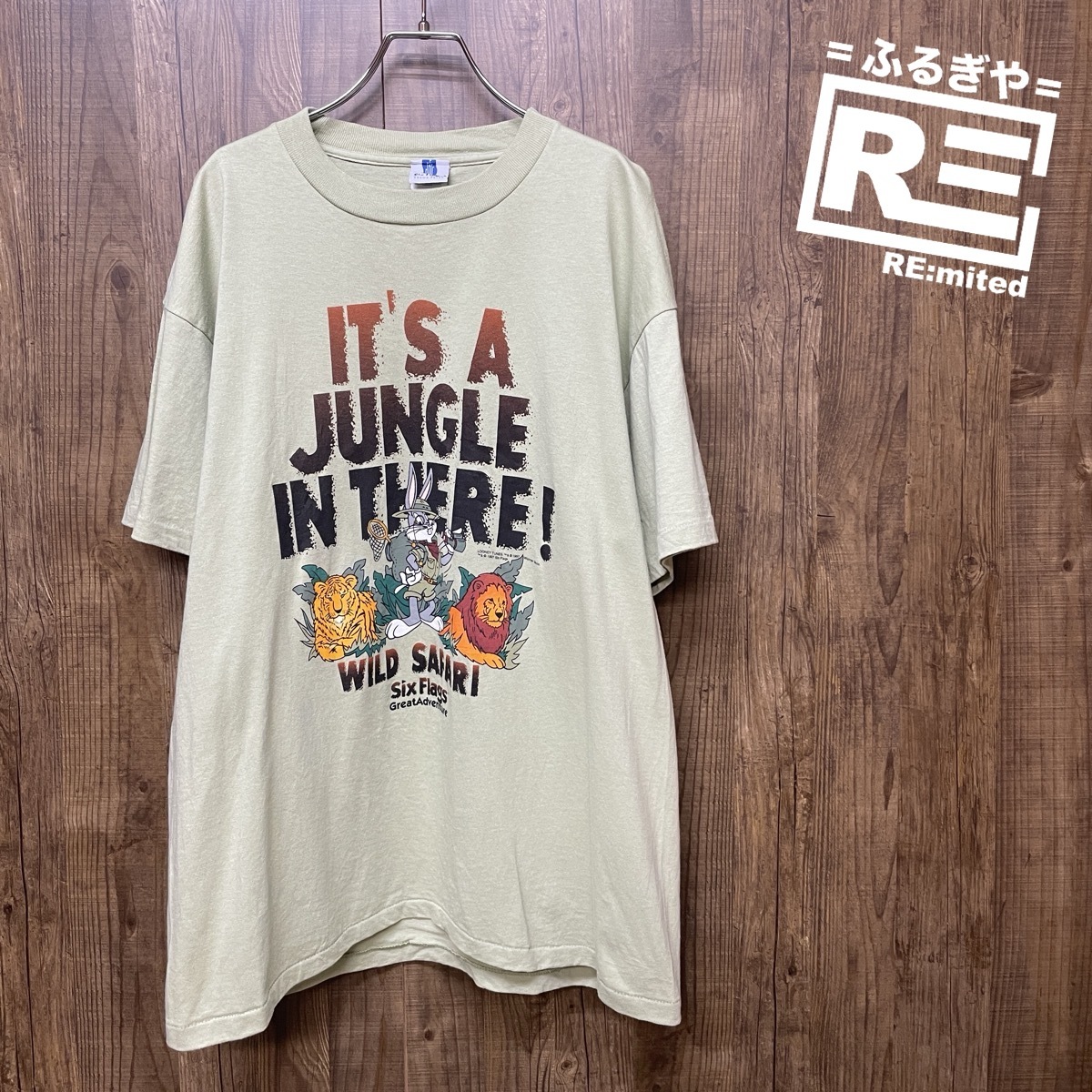 L SIX FLAGS 半袖Tシャツ ルーニー ワーナーブラザーズ 4942拍卖