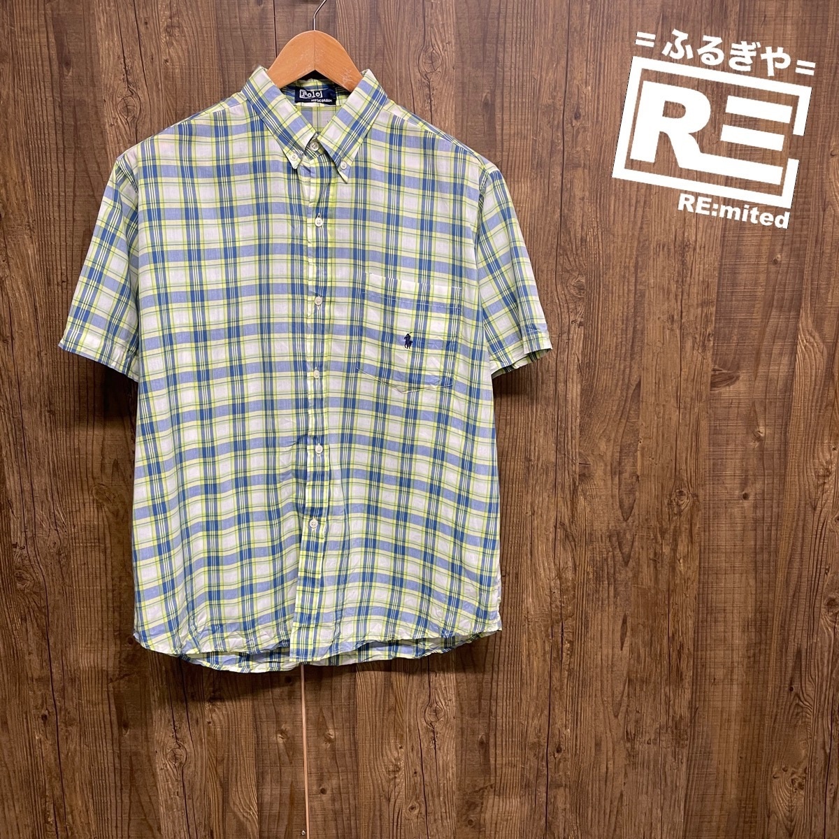 ボーイズ20 POLO RALPH LAUREN ポロラルフローレン 半袖チェックシャツ 3977拍卖