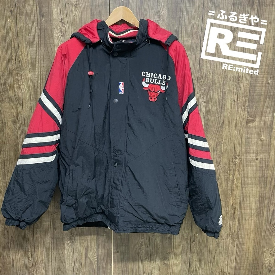 XXL STARTER スターター ナイロンジャンパー シカゴブルズ 2442拍卖