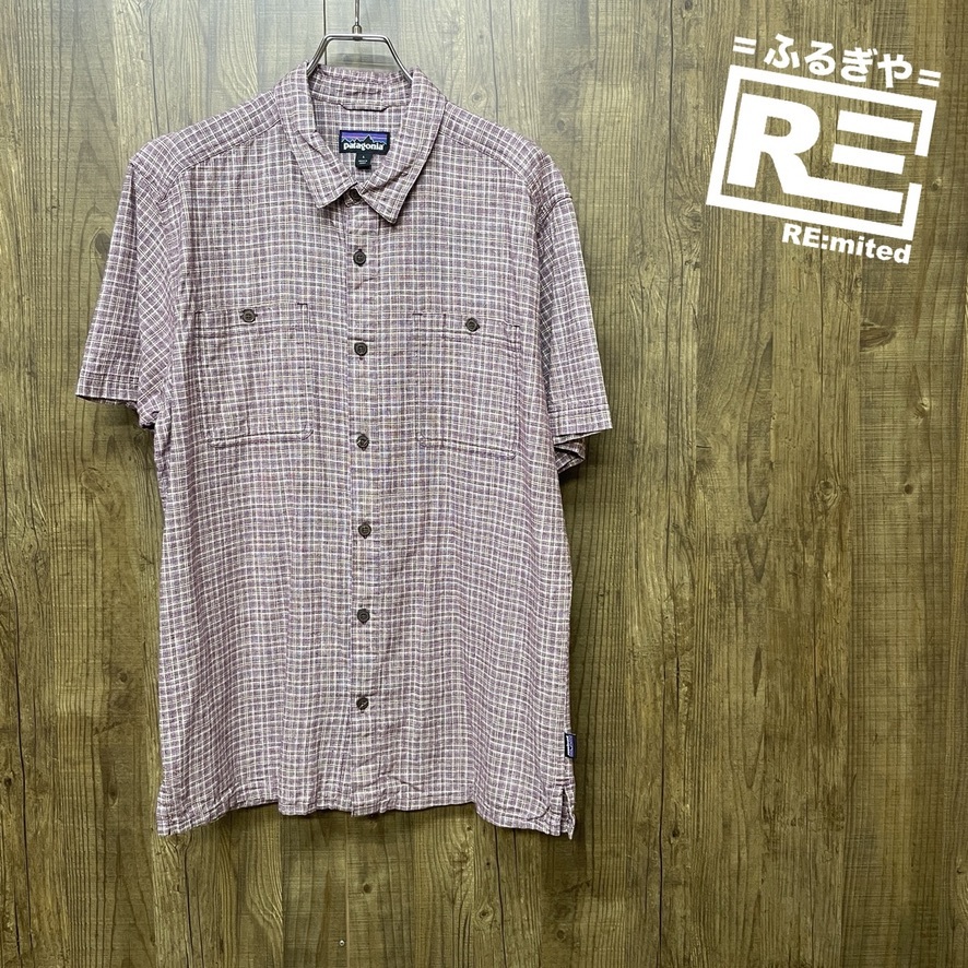 L patagonia パタゴニア バックステップシャツ 半袖シャツ 4938拍卖