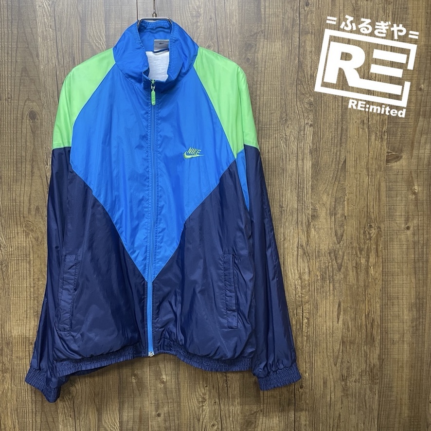 L NIKE ナイキ ナイロンジャケット 90s 銀タグ 4951拍卖
