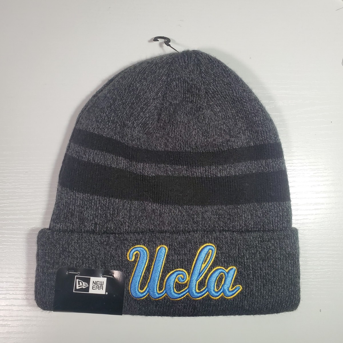 新品正規品 ビーニー ニューエラ Ucla ニット帽 Beanie ニットキャップ New Eraカリフォルニア大学ロサンゼルス校拍卖