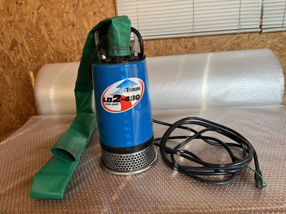 通電確認済 ツルミ 水中ポンプ STAR-BABY LB2-480 口径50mm 60Hz 中古品拍卖