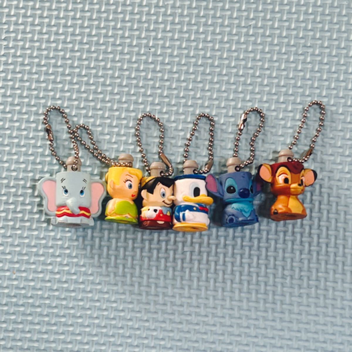 ディズニー キングダムポール ダンボ ティンカーベル ピノキオ ドナルドダッグ スティッチ バンビ キーホルダー拍卖