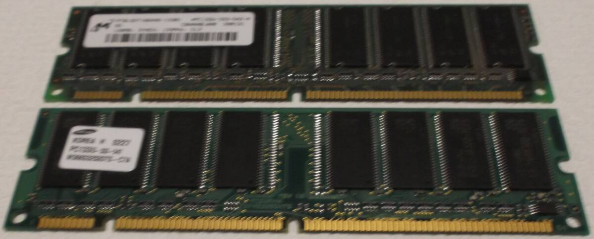 中古品 DIMM PC133-128M 256MB(128M*2) 現状品⑫拍卖