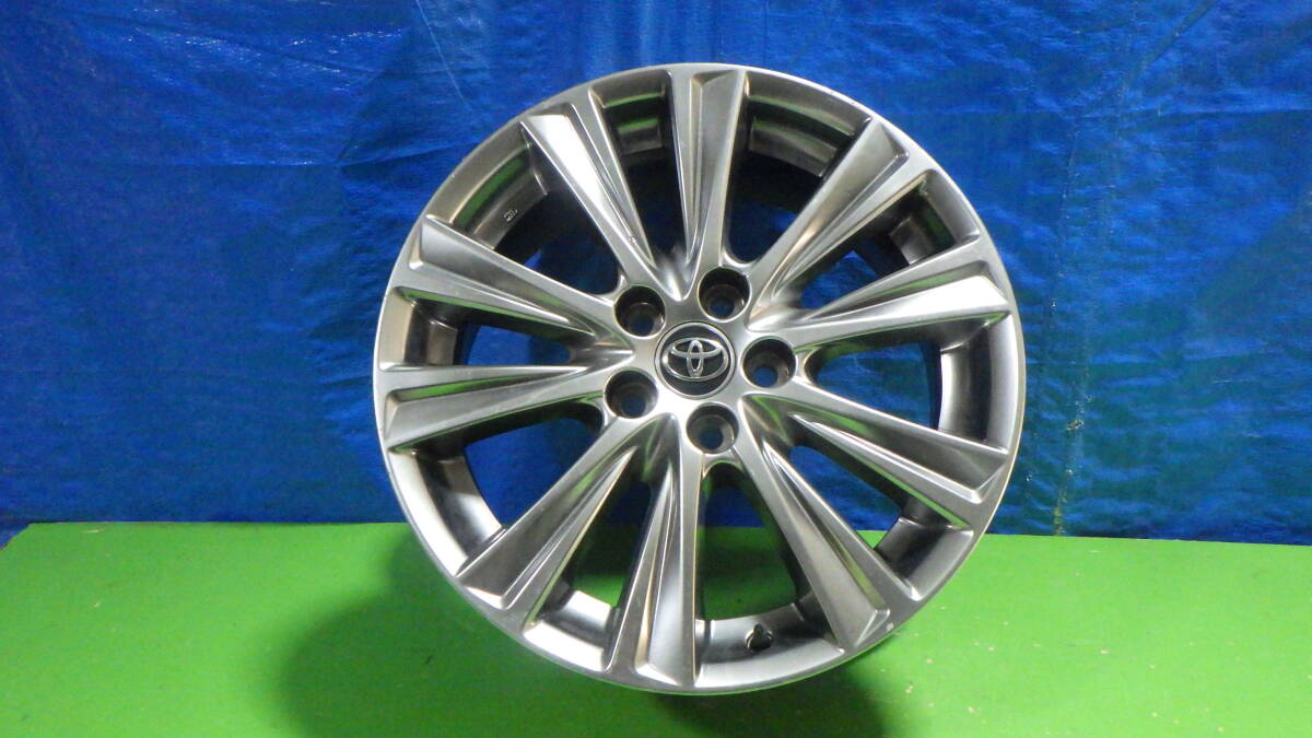70118-7 アルファード AGH30 トヨタ純正 アルミ ホイール 18インチ 18X7.5J 45 5H 5穴 1本 中古 棚Z拍卖