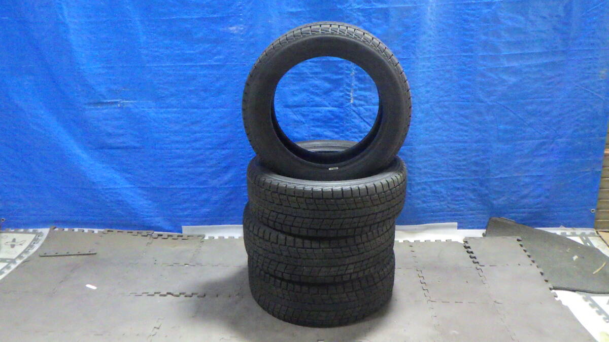 70122-1 タイヤ スタッドレス ダンロップ WINTER MAXX SJ8 225/55R18 98Q 2423 2522 約7ミリ 4本セット 中古 棚Z拍卖