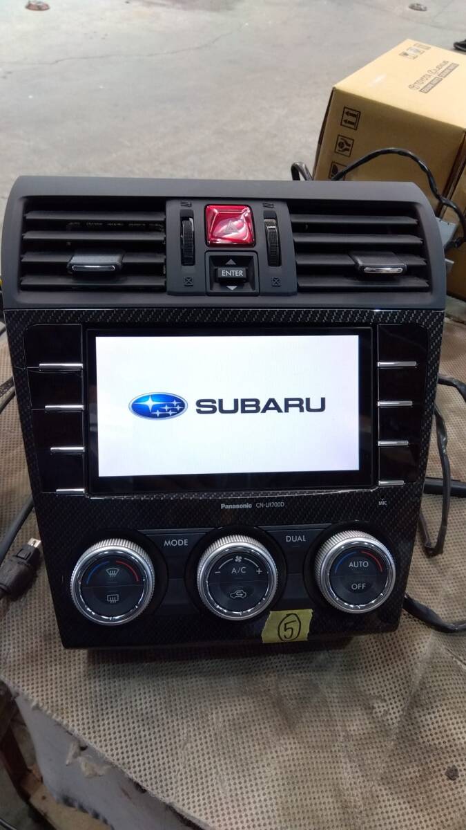 70118-5 レヴォーグ スバル純正 メモリーナビ パナソニック CN-LR700DFB 中古 棚X-26拍卖