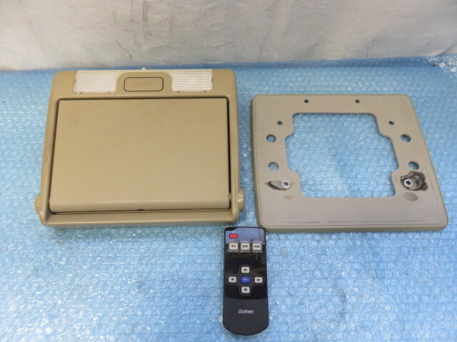 STD3791 ホンダ/Gathers フリップダウンモニター/リアモニター/純正08A20-5T0-700-01 Panasonic/ブラケット リモコン付※オデッセイRC1外し拍卖