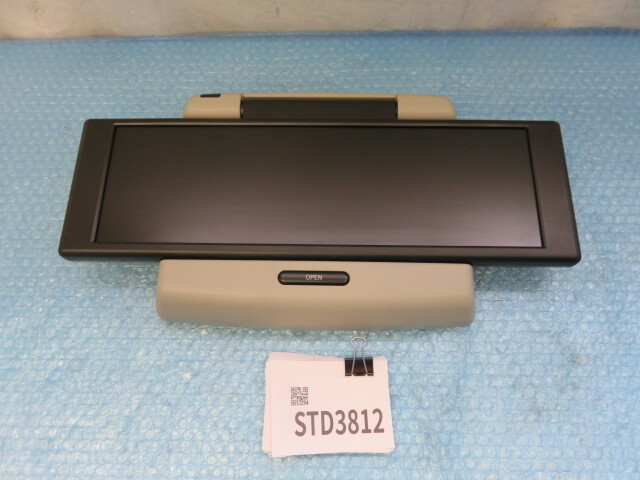 STD3812 保証付 アルファード/ヴェルファイア 20系/ANH20W ANH25W GGH20W GGH25W/後席 フリップダウンモニター/08540-00370-B0拍卖