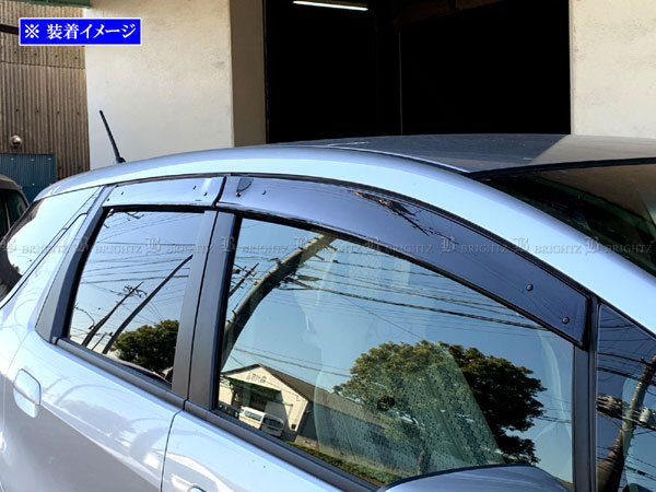 フィットシャトルハイブリッド GP2 サイド ドア バイザー 日除け 雨除け サンバイザー フロント リア リヤ INJ-V-113拍卖