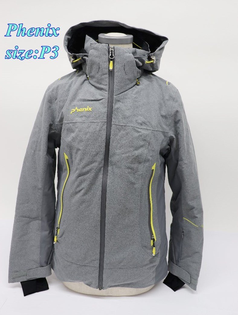 Phenix フェニックス レディース スキージャケット P3 グレー ET4820T50 スポーツ トップス R2501-049拍卖