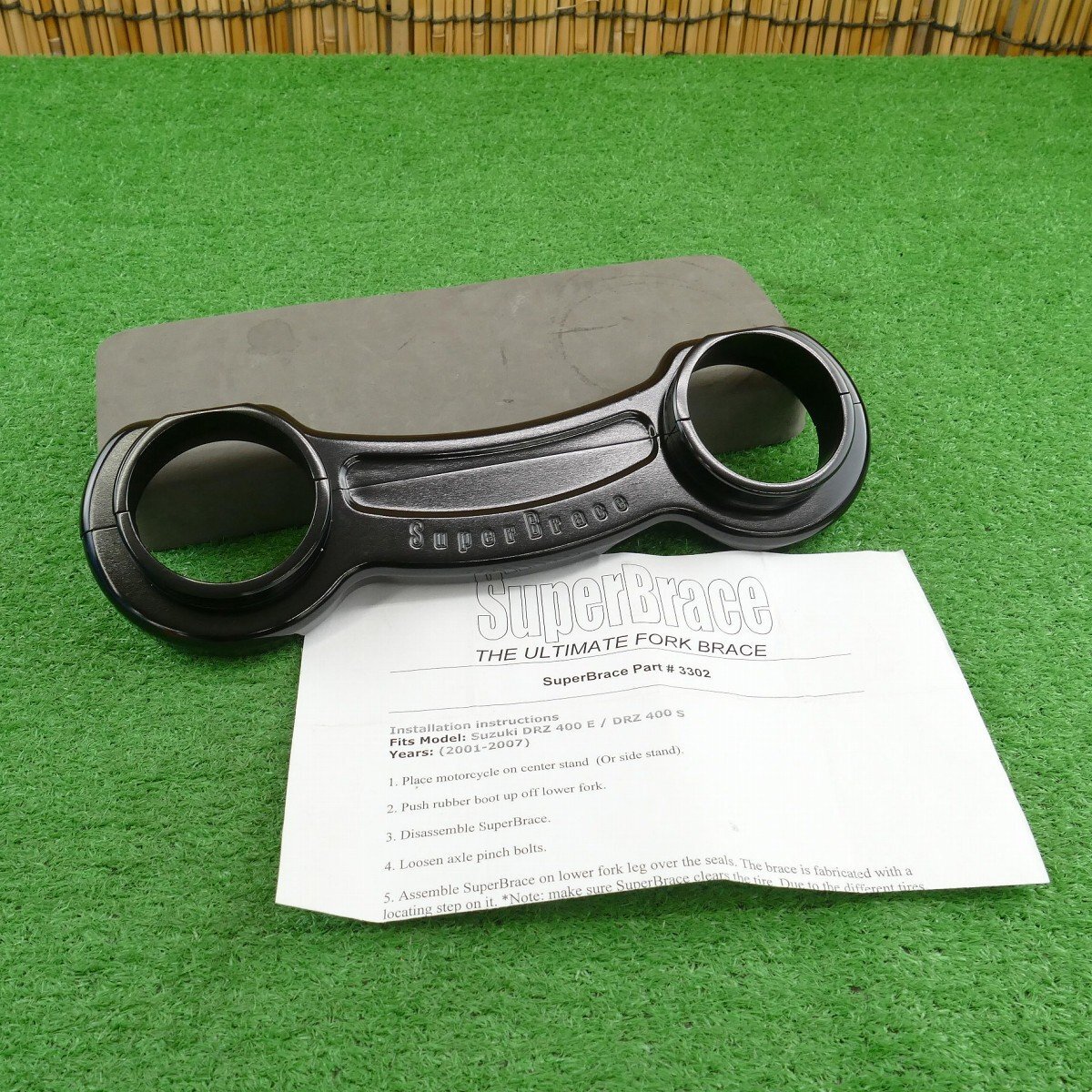 DR-Z400S SK43A SuperBrace スタビライザー フォーク ブレース 社外 フロント フェンダー ステー ブラケット スタビ 1a拍卖