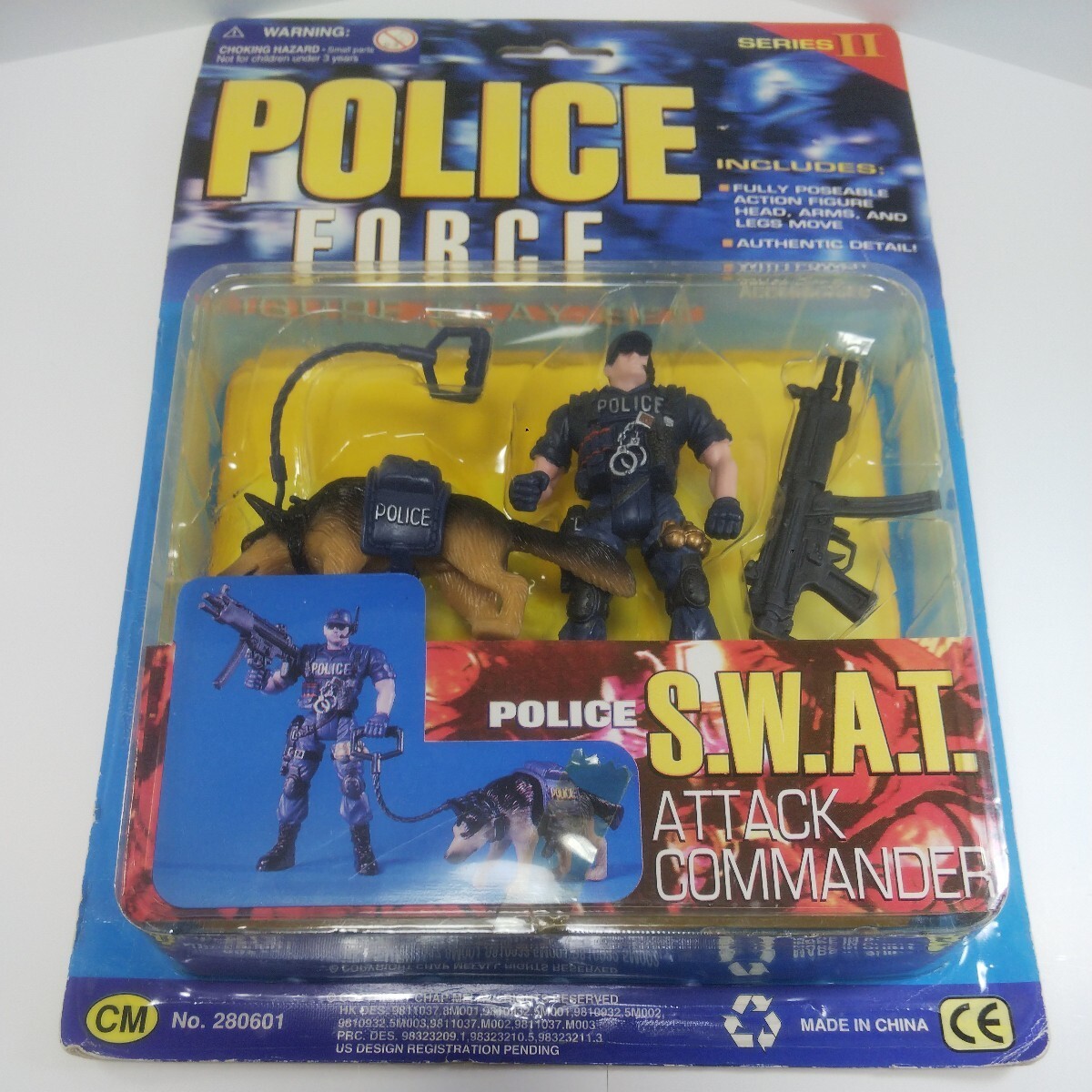 S.W.A.T POLICE フィギュア シェパード付き 拍卖
