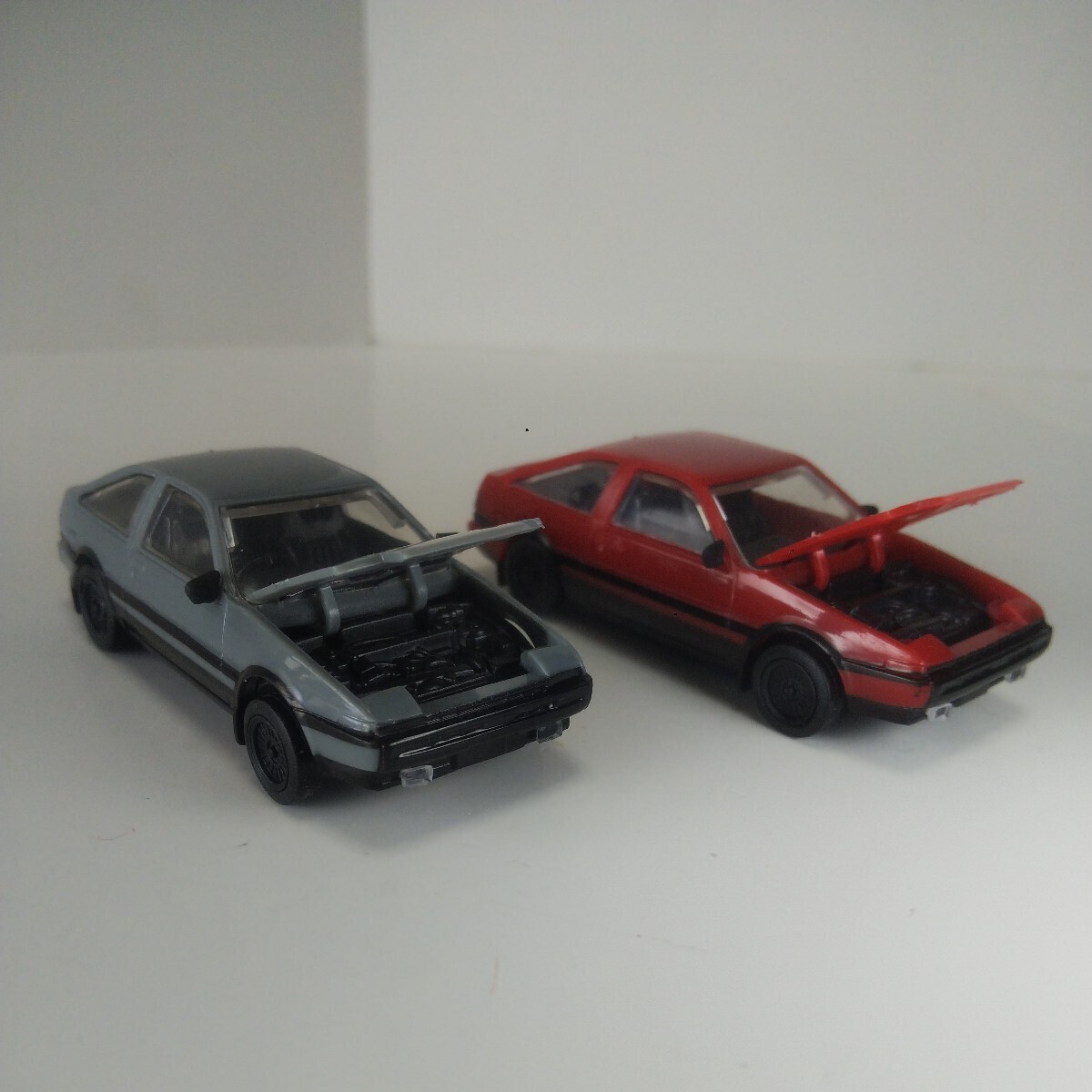 1/64 ミニカー ガチャ スプリンター トレノ AE86 2台セット ジャンク拍卖