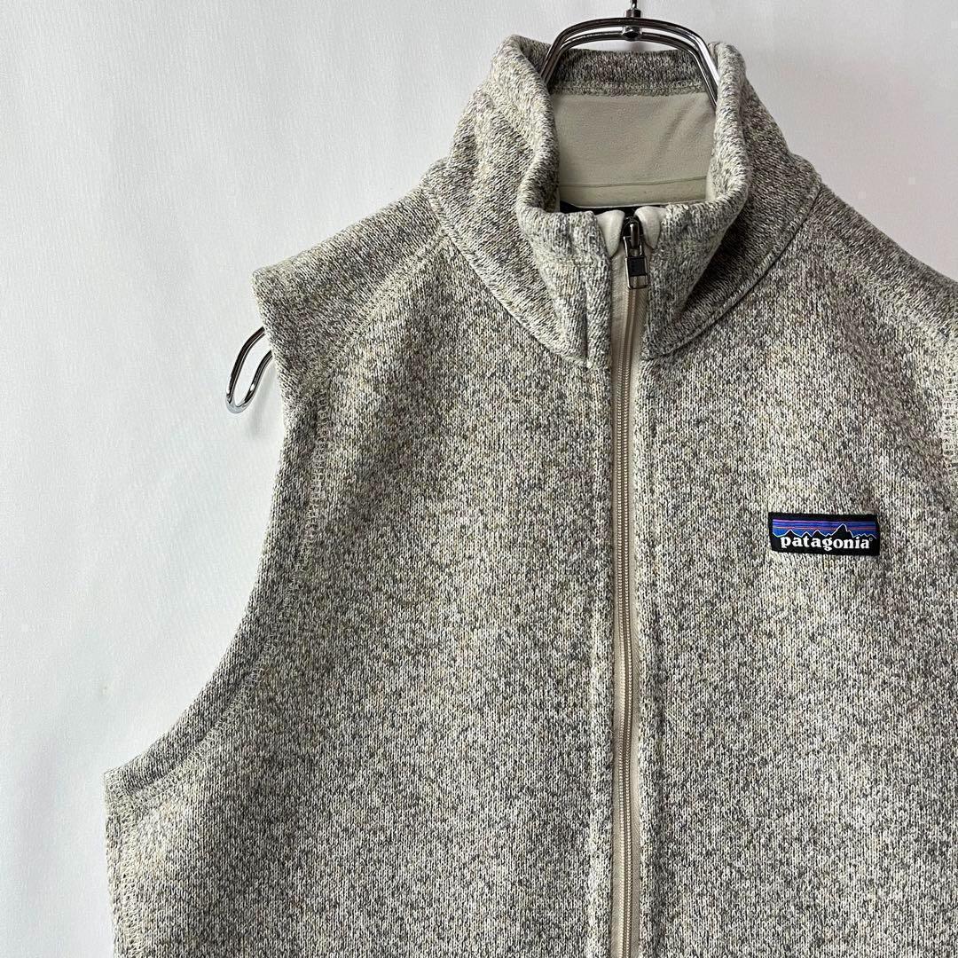 パタゴニア ジップアップ ベターセーター ベスト Mサイズ 古着 杢グレー拍卖