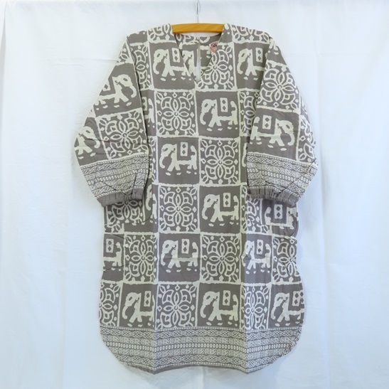 〓 新品 〓 割烹着 〓 エプロン タブリエ エスニック アジアン ガーデニング おしゃれ 割ぽう着 かっぽう着 かっぽうぎ 〓A971拍卖