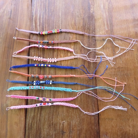 〓 新品 〓 ミサンガ 10点セット 〓 願掛け お守り プロミスリング ブレス エスニック アジアン おしゃれ 〓T410拍卖