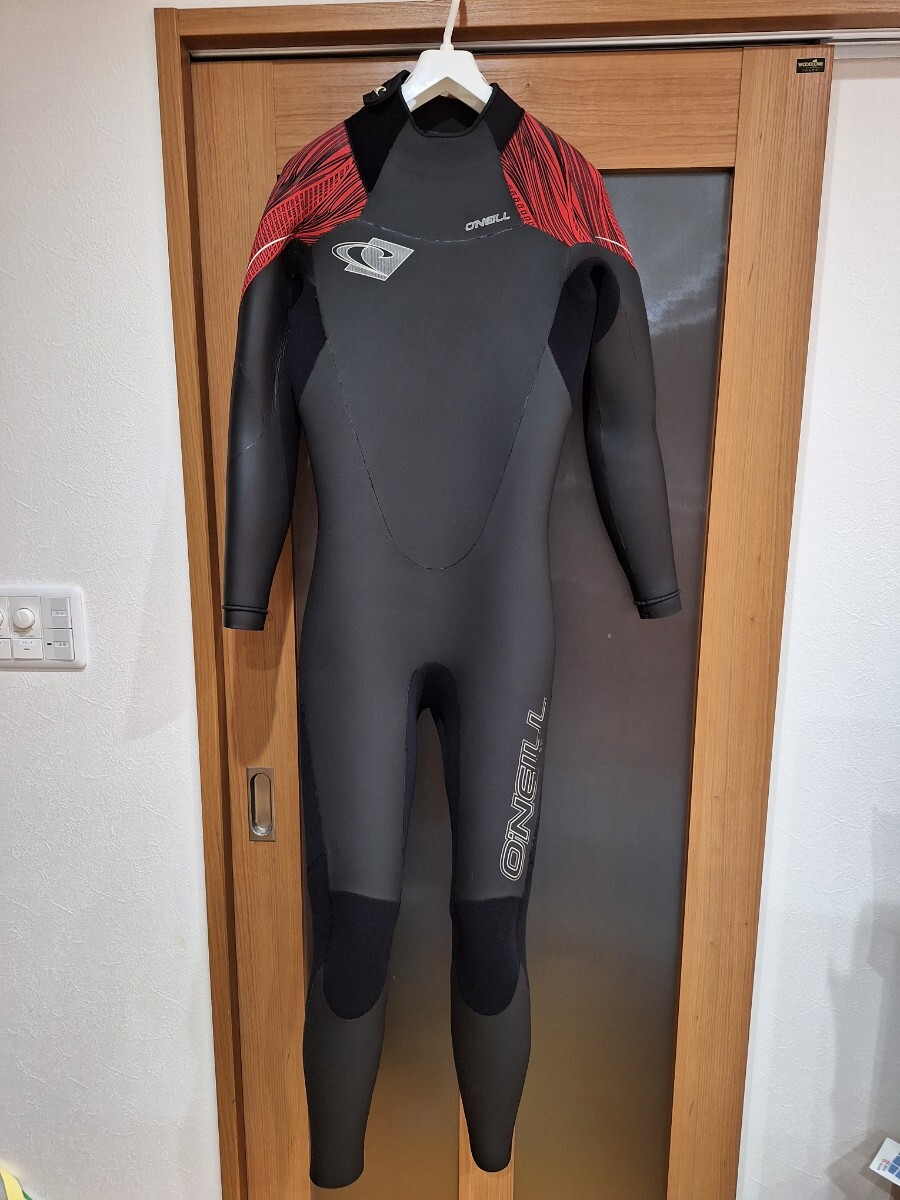 ★O''NEILL セミドライ ウェットスーツ 裏起毛 5ミリ3ミリ バックジップ 10回使用の美品 スーパーフリーク 柔らかいウェットです★拍卖