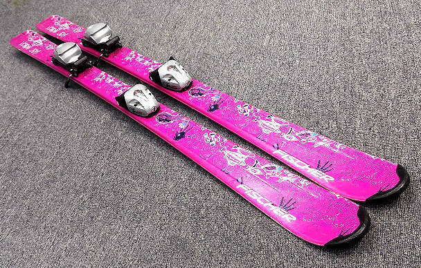 1774★フィッシャー VISION JOY 130cm★中古/子供用/補修あり/チューンナップ済み/ビンディング設定(無料)/ブーツ・ストック追加可拍卖