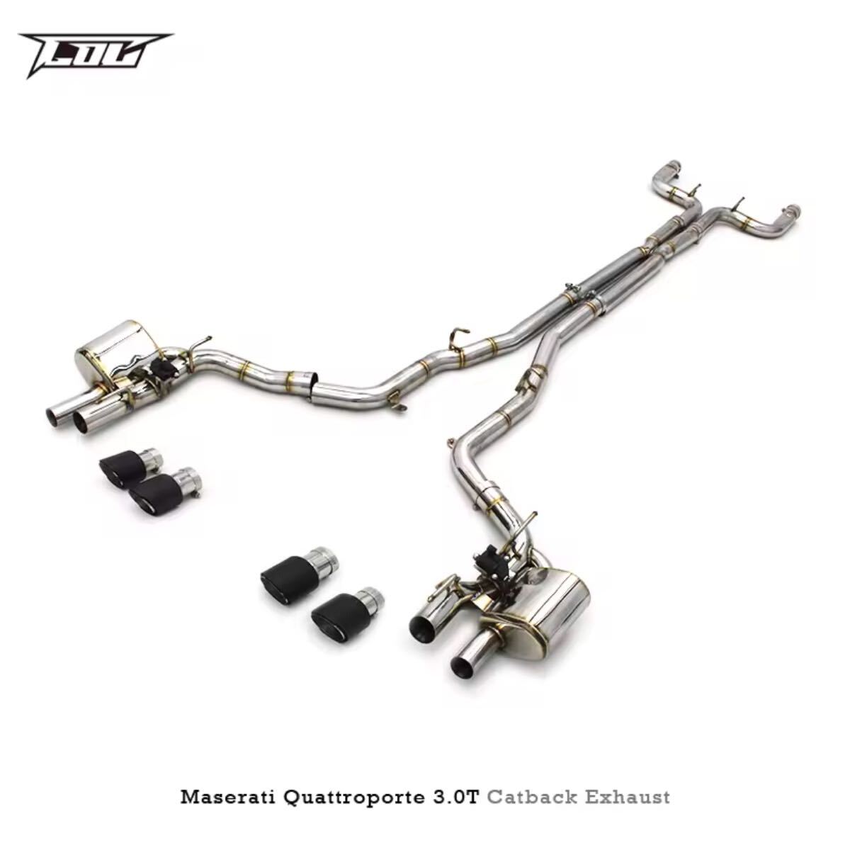 ★C.O.C★ クアトロポルテ 可変バルブ エキゾースト マフラー パイプ 中間 カスタム マフラーカッター マセラティ 3.0 S Q4 V6拍卖