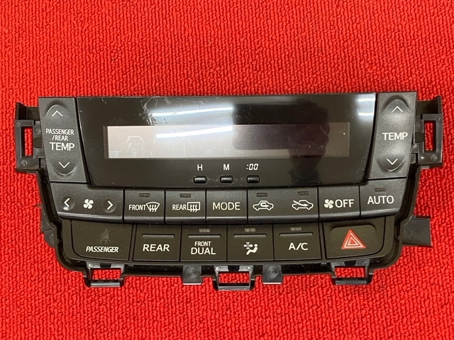 北海道発!!トヨタ ヴェルファイア ANH25 純正 エアコンスイッチパネル 操作パネル スイッチパネル 55900-58270 TOYOTA 動作確認済 売切!拍卖