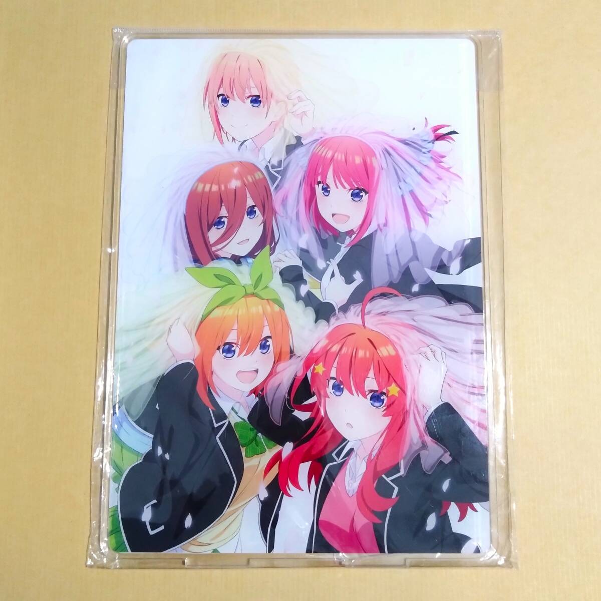 【新品未開封】 五等分の花嫁 アクリルスタンド ティザービジュアル アクスタ ビッグ 一花 二乃 三玖 四葉 五月 ボード プレート パネル拍卖