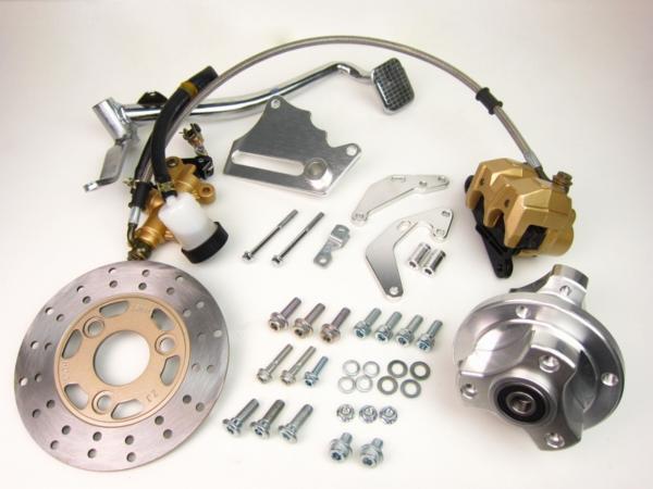 モンキー ゴリラ 10インチホイール対応リアディスクブレーキキット・専用ペダル付き拍卖