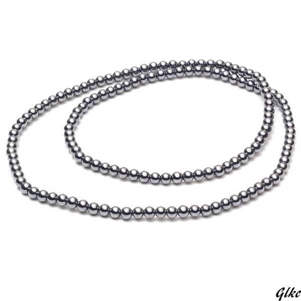 【テラヘルツ鉱石を使用したネックレスで、健康と美容をサポート】 テラヘルツ鉱石 ネックレス 4mm パワーストーン 天然石 健康拍卖