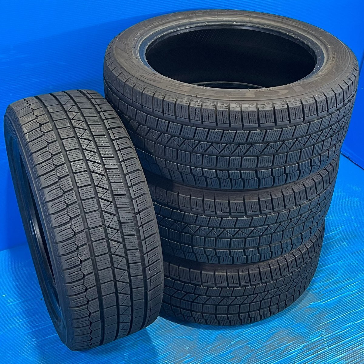 バリ溝 22年製 225/50R17 KENDA KR36 ICETEC NEO スカイライン V37 レクサス GS クラウンマジェスタ ケンダ アイステック ネオ拍卖