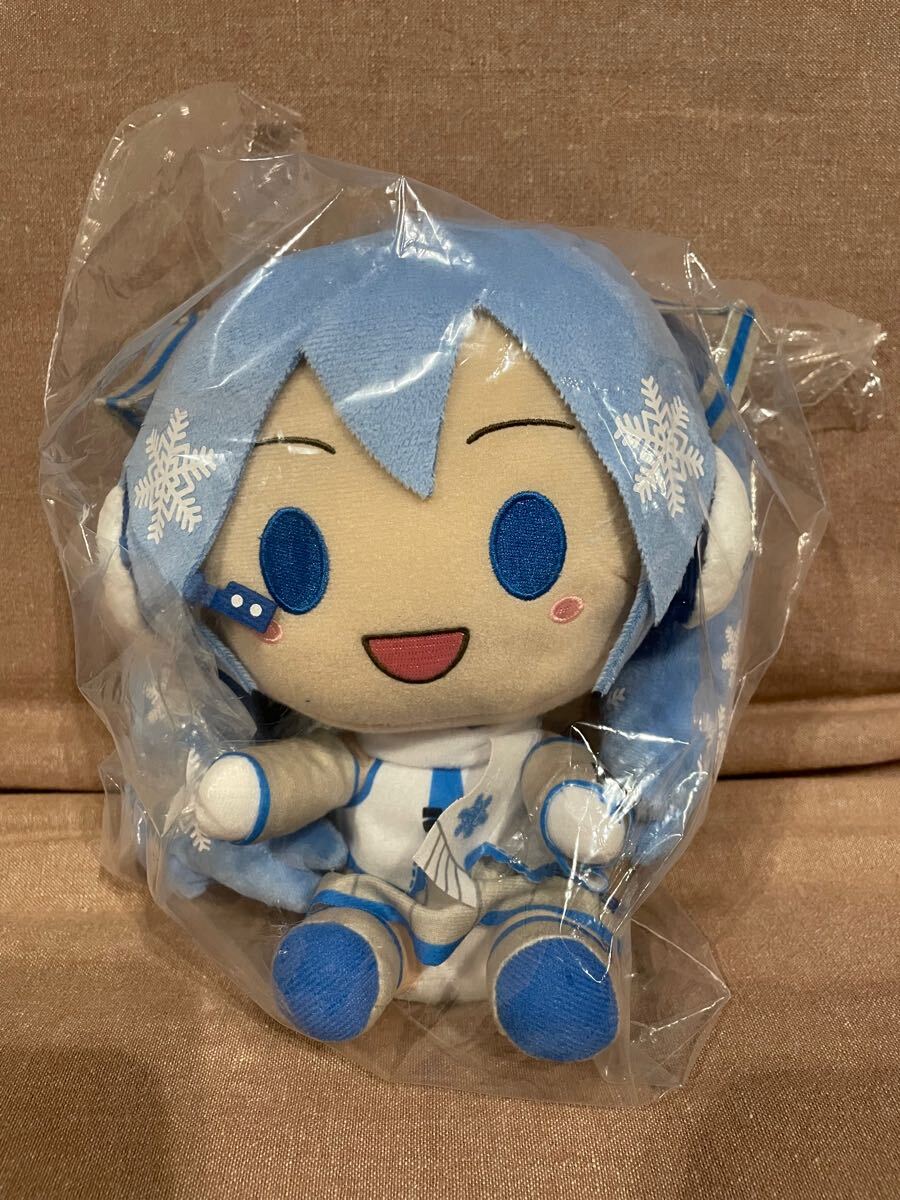 一番くじ 雪ミク SNOW MIKU Third season B賞 ちょこのっこ ぬいぐるみ 雪ミク2011ver拍卖
