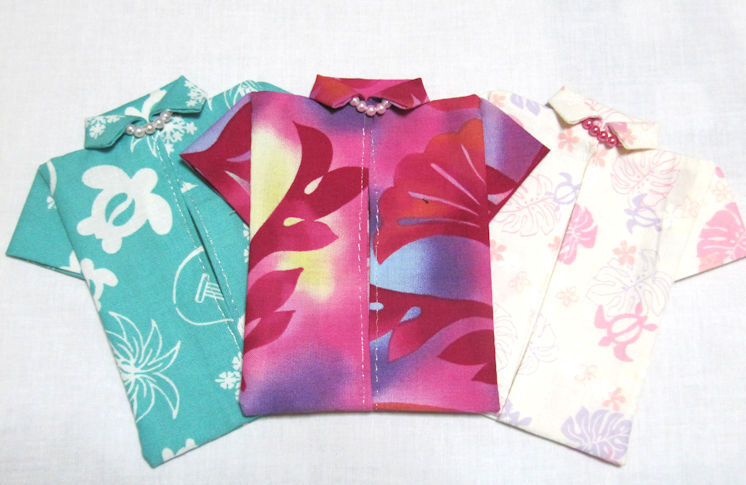 シャツ型ティッシュケース 3枚セット ハワイアン NO.2拍卖