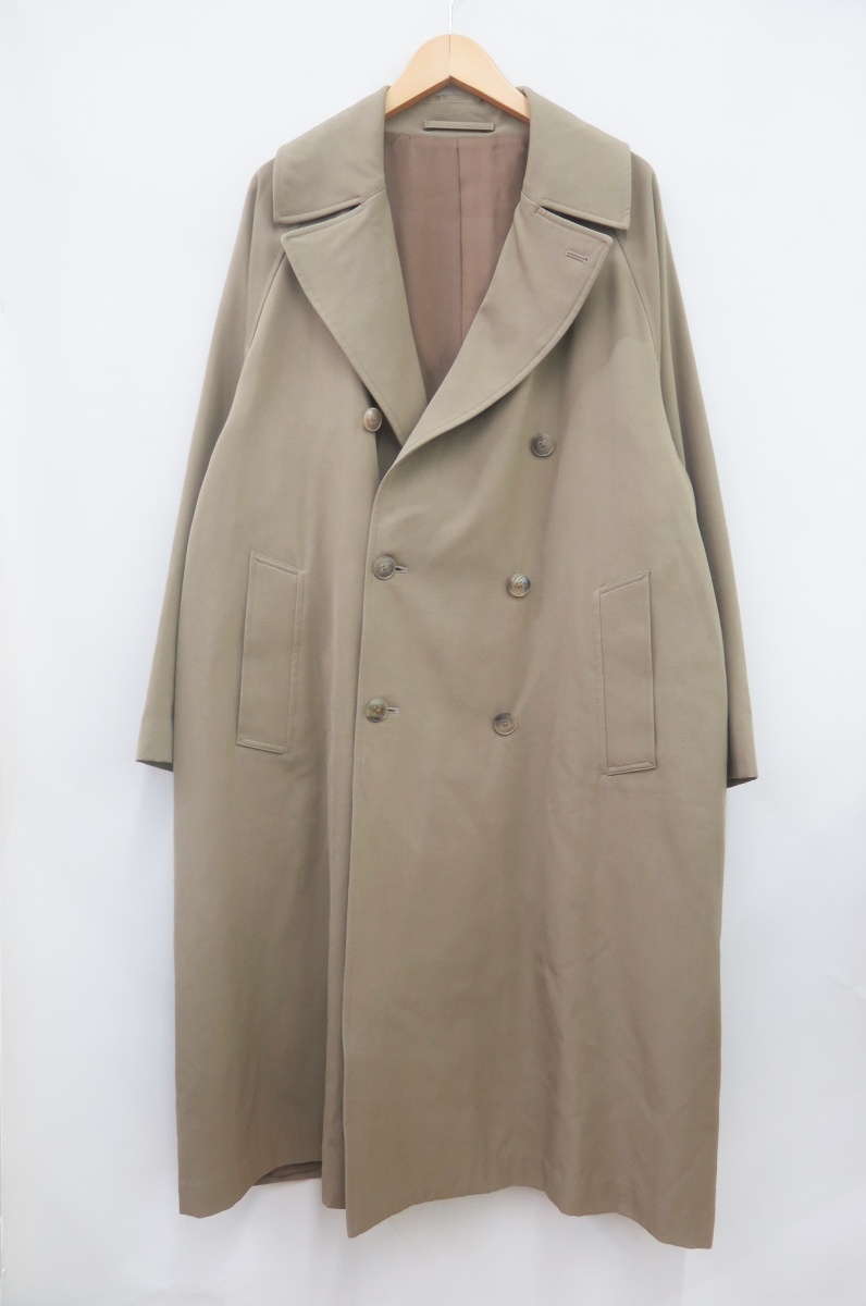 COMOLI コモリ P01-04005 19SS WOOL GABARDINE DOUBLE BREASTED COAT コート 1拍卖
