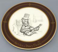 中古皿・ボウル ヘンリー(カントリーベア・シアター) プレート「スケッチ オブ ディズニーフレンズ」 東京ディズニー拍卖