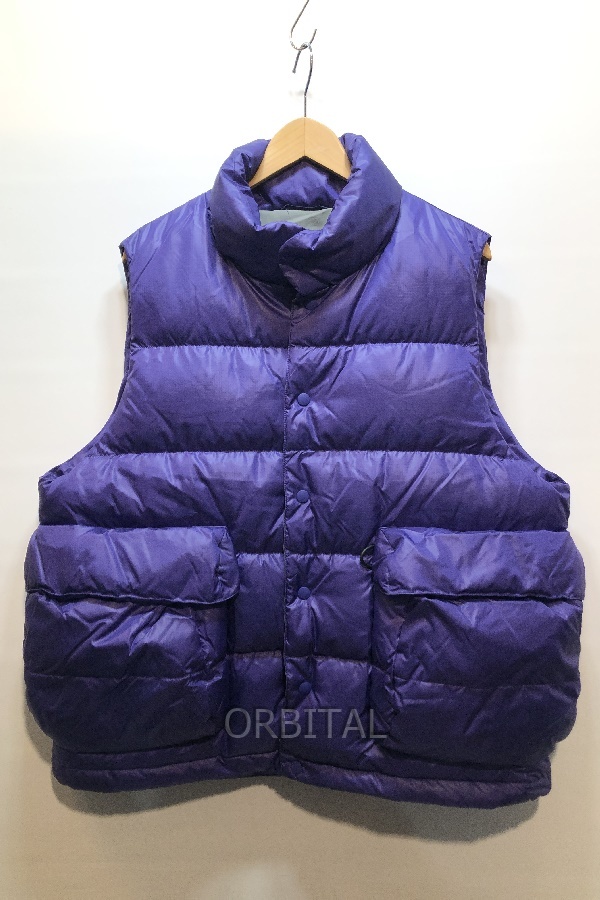 経堂) DAIWA PIER39 ダイワピア39 TECH BACK PACKER DOWN VEST ダウンベスト BW-24022W パ-プル L定価¥41,800-拍卖